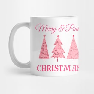 Pink Christmas Mug